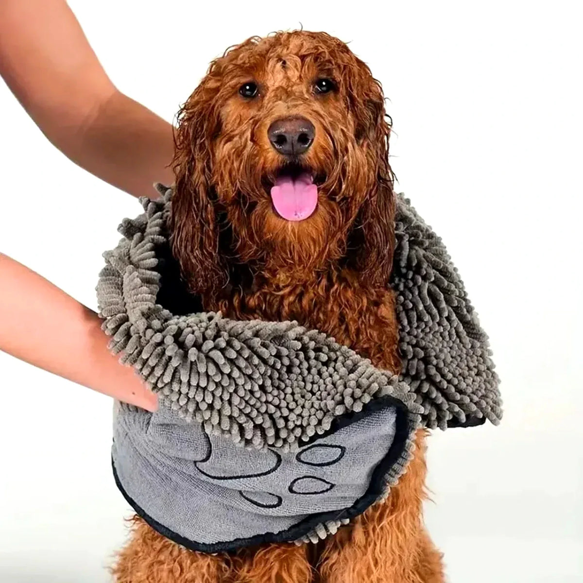 Serviette de séchage pour chien